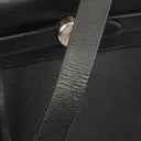 Hermes Herbag Canvas Vache Hunter Black 2 In 1 Bag