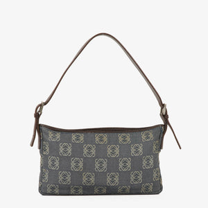 Loewe Denim Anagram Shoulder Bag