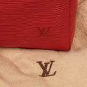 Louis Vuitton Keepall 45 Red EPI Leather Travel Bag