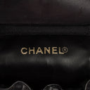 Chanel Black Leather Vanity Case