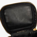 Chanel Black Leather Vanity Case