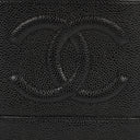 Chanel Black Leather Vanity Case