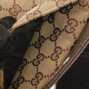 Gucci GG Beige/Brown Monogram Canvas Belt Bag
