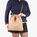 Chanel Surpique Leather Tote Bag
