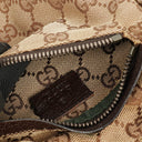 Gucci GG Beige/Brown Monogram Canvas Belt Bag