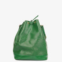 Louis Vuitton Noe Grande GM Sac à Épaule en Cuir Epi Vert