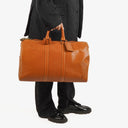 Louis Vuitton Keepall 45 Cognac EPI Leather Travel Bag
