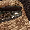 Gucci GG Beige/Brown Monogram Canvas Belt Bag
