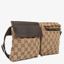 Gucci GG Beige/Brown Monogram Canvas Belt Bag