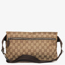 Gucci GG Beige/Brown Monogram Canvas Belt Bag