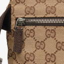 Gucci GG Beige/Brown Monogram Canvas Belt Bag
