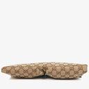Gucci GG Beige/Brown Monogram Canvas Belt Bag