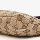 Gucci GG Beige/Brown Monogram Canvas Belt Bag