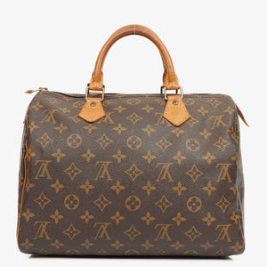 Louis Vuitton Speedy 30 Monogram Canvas Handbag