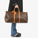Louis Vuitton Keepall 55 Monogram Canvas Travel Bag