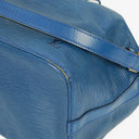 Louis Vuitton Petit Noe Blue EPI Leather Shoulder Bag