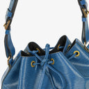 Louis Vuitton Petit Noe Blue EPI Leather Shoulder Bag