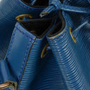 Louis Vuitton Petit Noe Blue EPI Leather Shoulder Bag