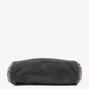 Stella McCartney Falabella Mini Tote Black Vegan Shaggy Deer Fold Over Bag