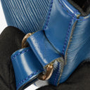 Louis Vuitton Petit Noe Blue EPI Leather Shoulder Bag
