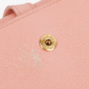 Chanel Caviar Leather Pink Coco Button Bifold Long Wallet
