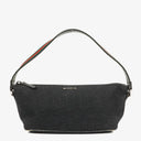 Gucci Baguette Pochette Boat Black GG Monogram Bag