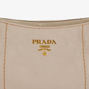 Prada Argilla Soft Calfskin Stitched Shoulder Bag