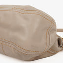 Prada Argilla Soft Calfskin Stitched Shoulder Bag