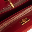 Chanel Red Lambskin Quilted Small 31 Vintage Shopping Tote Bag