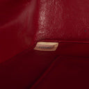 Chanel Red Lambskin Quilted Small 31 Vintage Shopping Tote Bag