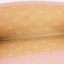 Chanel Caviar Leather Pink Coco Button Bifold Long Wallet