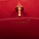 Chanel Red Lambskin Quilted Small 31 Vintage Shopping Tote Bag