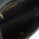 Chanel Vertical Quilted Black Patent Leather Single Flap Bag With 24K Gold-Plated Hardware
