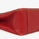 Chanel Red Lambskin Quilted Small 31 Vintage Shopping Tote Bag
