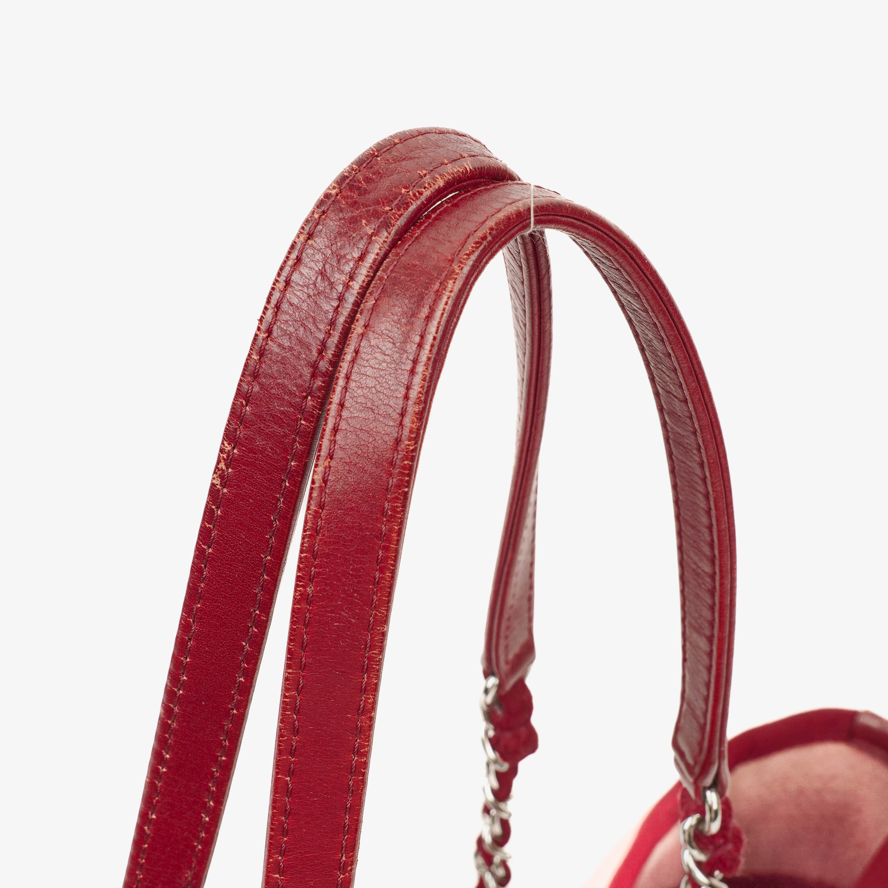 Chanel Pink Canvas Deauville Einkaufstasche