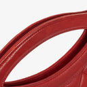 Chanel Red Lambskin Quilted Small 31 Vintage Shopping Tote Bag