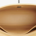 Chanel Straight Flap Beige Lambskin Shoulder Bag