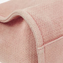 Chanel Pink Canvas Deauville Shopping Tote Bag