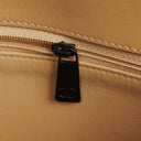Chanel Straight Flap Beige Lambskin Shoulder Bag