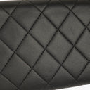 Chanel Classic Flap Black Quilted Long Wallet