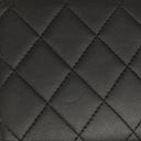Chanel Classic Flap Black Quilted Long Wallet
