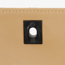 Chanel Straight Flap Beige Lambskin Shoulder Bag