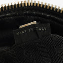 Prada Nero Nylon Logo Jacquard Handle Bag