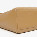 Chanel Straight Flap Beige Lambskin Shoulder Bag