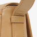 Chanel Straight Flap Beige Lambskin Shoulder Bag
