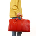 Louis Vuitton Keepall 45 Red EPI Leather Travel Bag, 1995