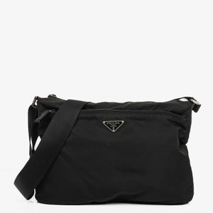 Prada Tessuto Nylon Black Crossbody Bag