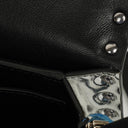 Valentino Garavani Silver Mirror Calfskin Small Rockstud Shoulder Bag