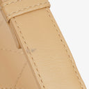 Chanel Straight Flap Beige Lambskin Shoulder Bag