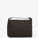 Fendi FF Zucchino Brown Pouch